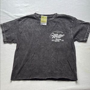 Miller High Life Gray-Black T-Shirt xs